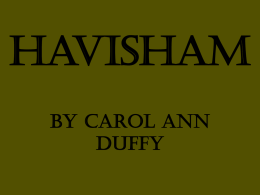 Havisham - englishatbraes