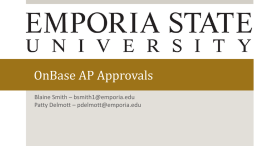 OnBase AP Approvals