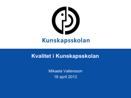 Baspresentation Kunskapsskolan 2009/2010