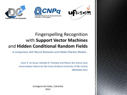 Hidden Conditional Random Fields - Universidade Federal de São