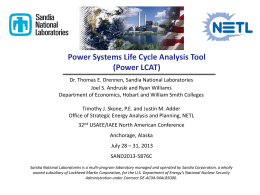 Power LCAT - United States Association for Energy Economics