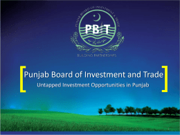 Punjab Board of Investment and Trade