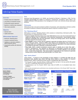 PowerPoint Presentation - Steinberg Asset Management, LLC