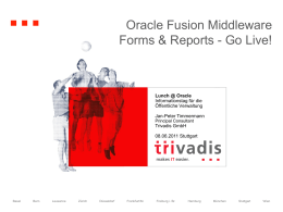 Oracle Fusion Middleware Forms & Reports