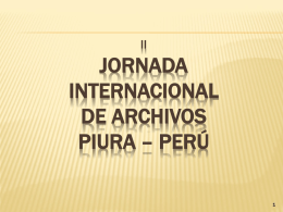 EL MICROFILM - Archivo General de la Nación