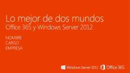 Vende Windows server 2012 y Office 365