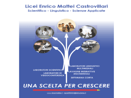 Scienze applicate - Liceo Scientifico `E.Mattei`