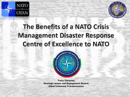 The Benefits of a NATO Crisis Management Disaster