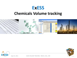 Why REACH Volume tracking