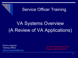 Veterans Benefits Management System (VBMS)