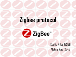 Zigbee protocol