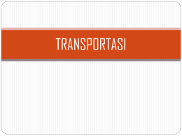 Transportasi - WordPress.com