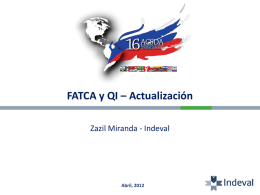 FATCA - QI Actualización