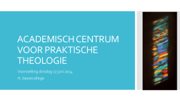 academisch centrum voor praktische theologie