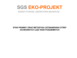 SGS EKO-PROJEKT - Stan prawny oraz metodyka ustawiania stref