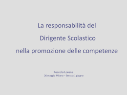 responsabilità - Ufficio scolastico regionale per la Lombardia