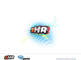 SHR - Joygame Presentation_03.03.2011