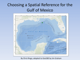 A Custom Spatial Reference System for the Gulf of Mexico