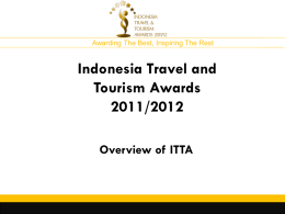 THE AWARD FOR EXCELLENCE AND QUALITY IN INDONESIA`S