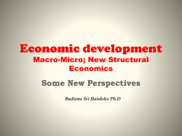 Ekonomika Pembangunan Makro-Mikro dan Pertumbuhan