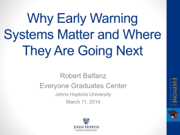 How Early Warning Systems Can Help Improve School Outcomes