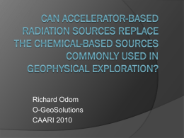 Can accelerator-based radiation sources replace the chemical