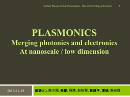 Plasmon Enhanced Light Sources