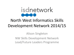North West Informatics Skills Development Network