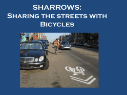 SHARROWS - Druid City Bicycle Club