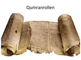 Qumranrollen-Powerpointpräsentation