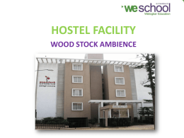 05 for Hostel Details - Welingkar Institute of Management