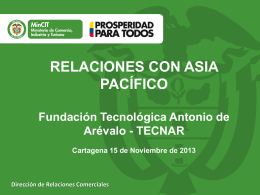 Presentaci&oacute;n : Relaciones con Asia