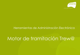 Motor de tramitaci&oacute;n Trew