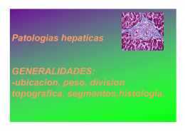Patologias hepaticas GENERALIDADES