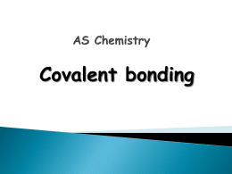 Section 3 - Bonding and Structure powerpoint