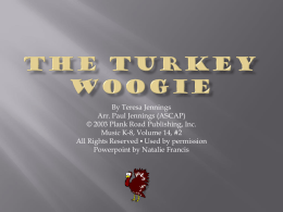 The Turkey Woogie - Bulletin Boards for the Music Classroom