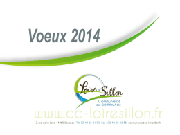 2014 - Communauté de Communes Loire et Sillon