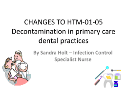 Changes to HTM 01-05 Presentation