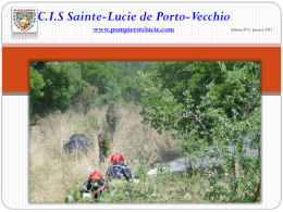 C.I.S Sainte-Lucie de Porto-Vecchio - Amicale Pompiers Sainte