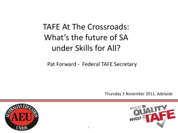 Follow this link - Australian Education Union (SA Branch)