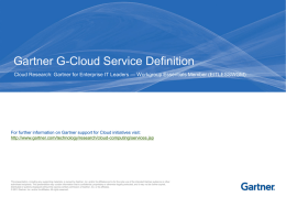 Gartner Service Definition_Cloud Research_Enterprise IT