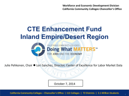PowerPoint - Desert Regional Consortium
