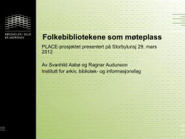 PLACE Storbylunsj290312