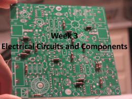 Circuits and Components