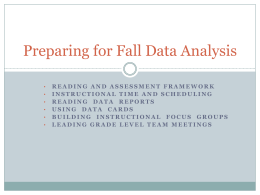 Preparing for Data Analysis PowerPoint