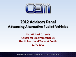 Lewis-Advancing Alternative Fueled Vehicles