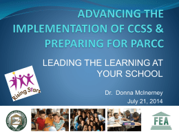 Leading the Learning Presentation
