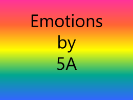 Emotions - DB Primary - Sandy Lane Primary School