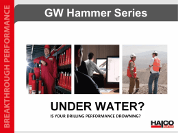 GW Hammer Range - Halco Rock Tools