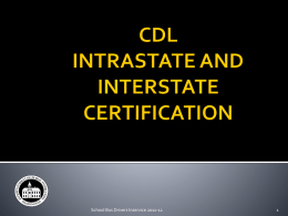 CDL Presentation Slides